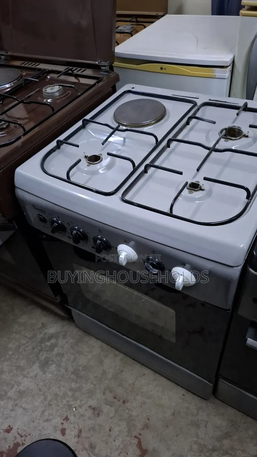 Ramtons 60x60 Cooker 3gas+1 Electric