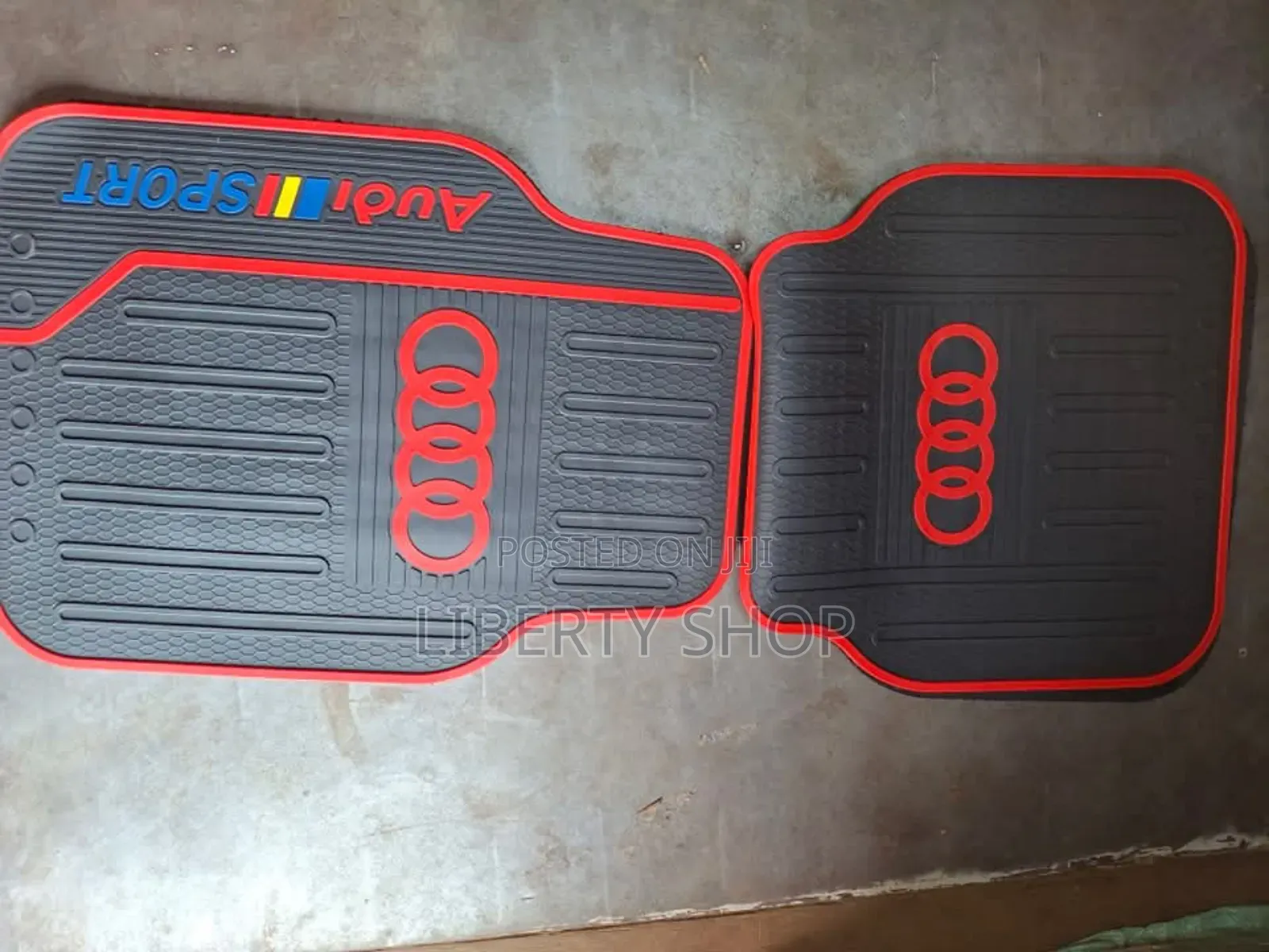 Audii Heavy Duty Rubber Floor Mats -5 PCS