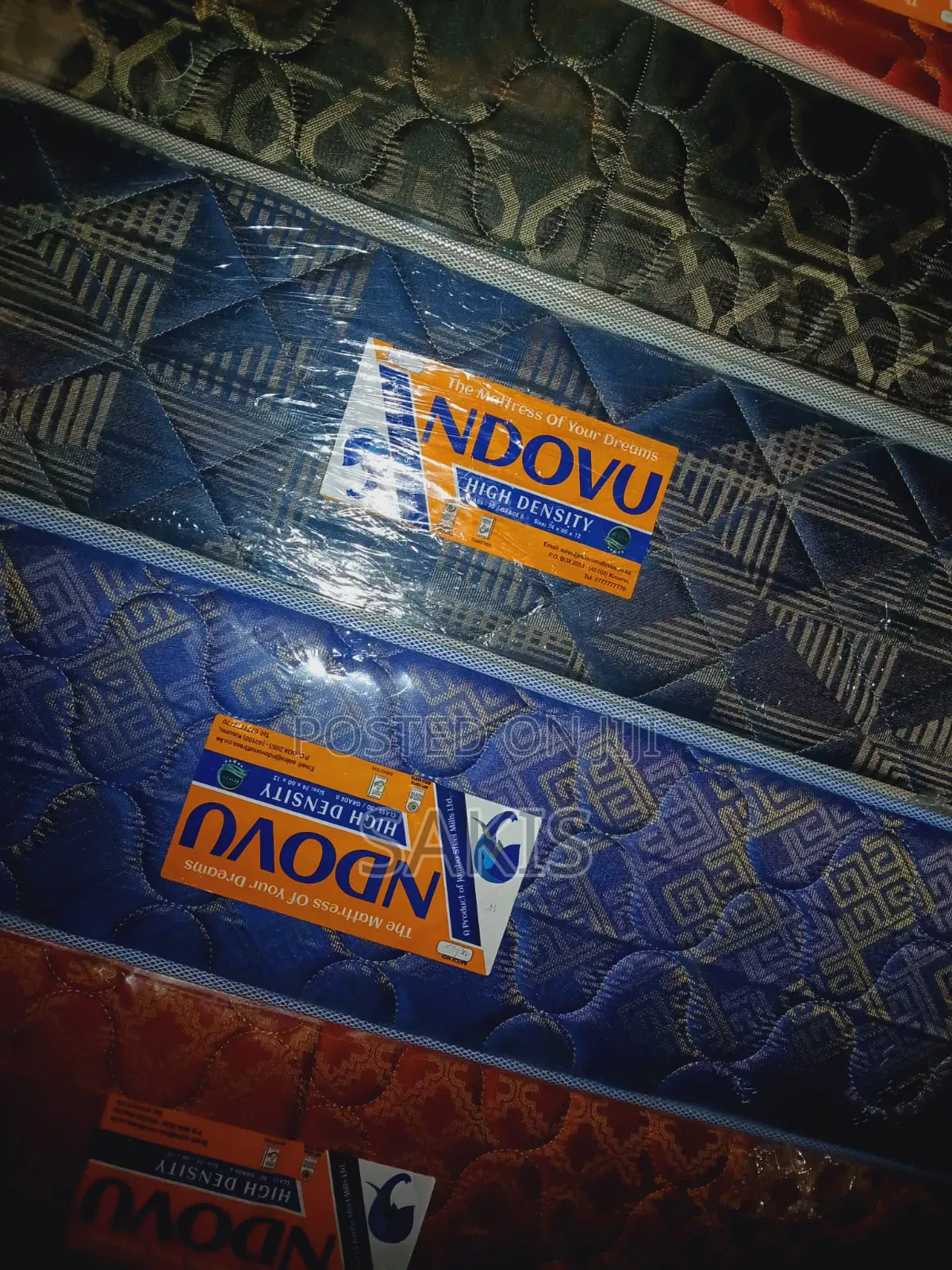 Delighted! 6 X 6 X 12" High Density Quilted Ndovu Mattresses