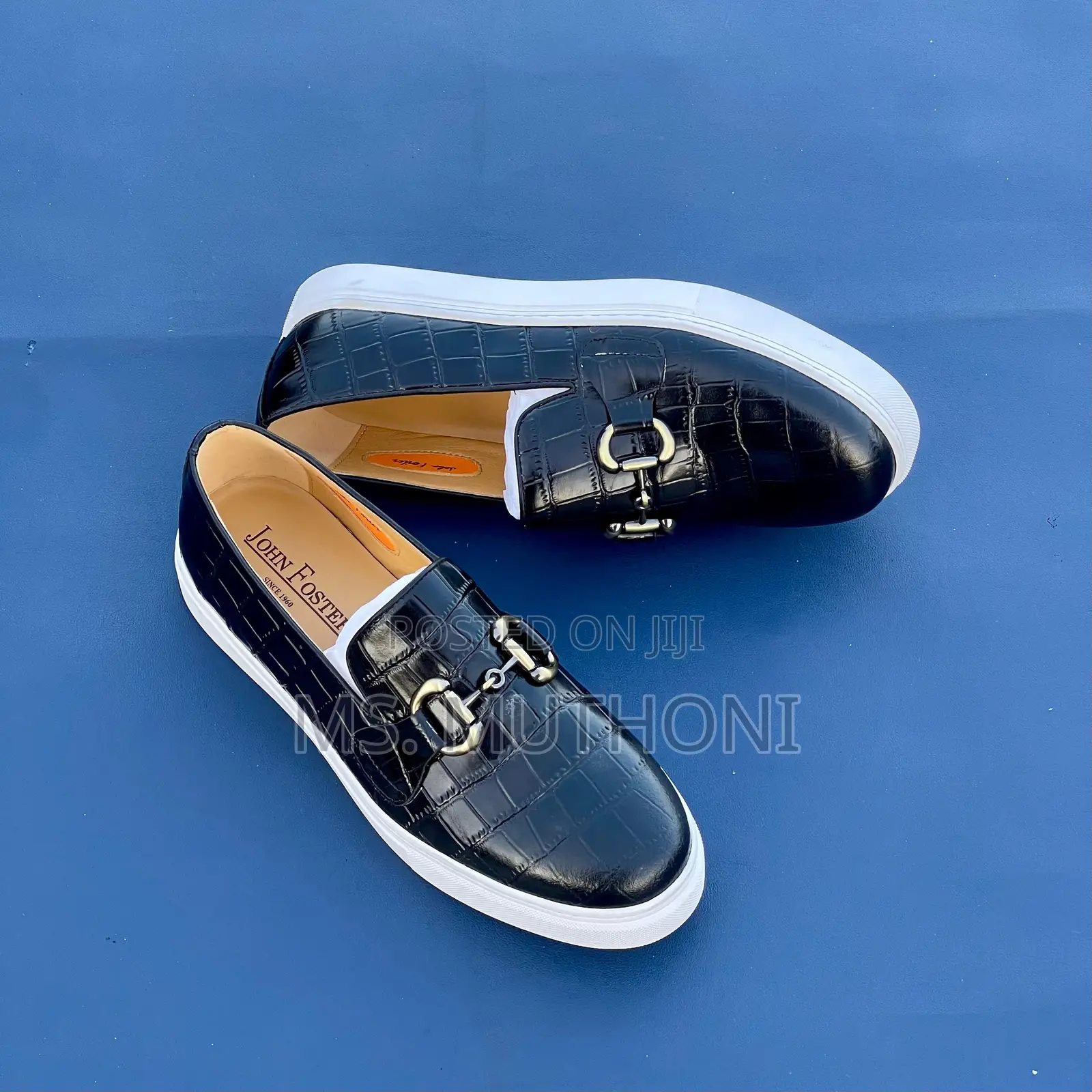 John Foster Leather , White Soles Casuals for Men 38-45
