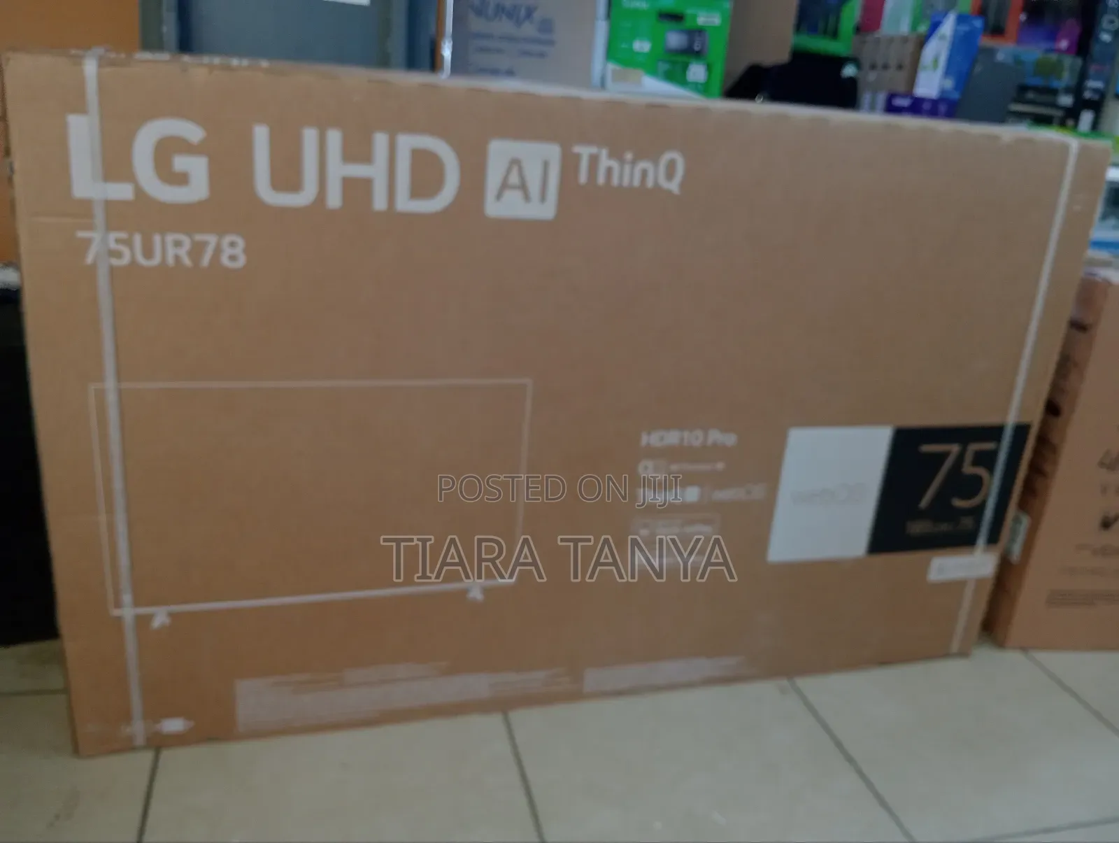 LG 75UR78006LL 75′′ AI Thinq Webos Smart HDR10 Tv
