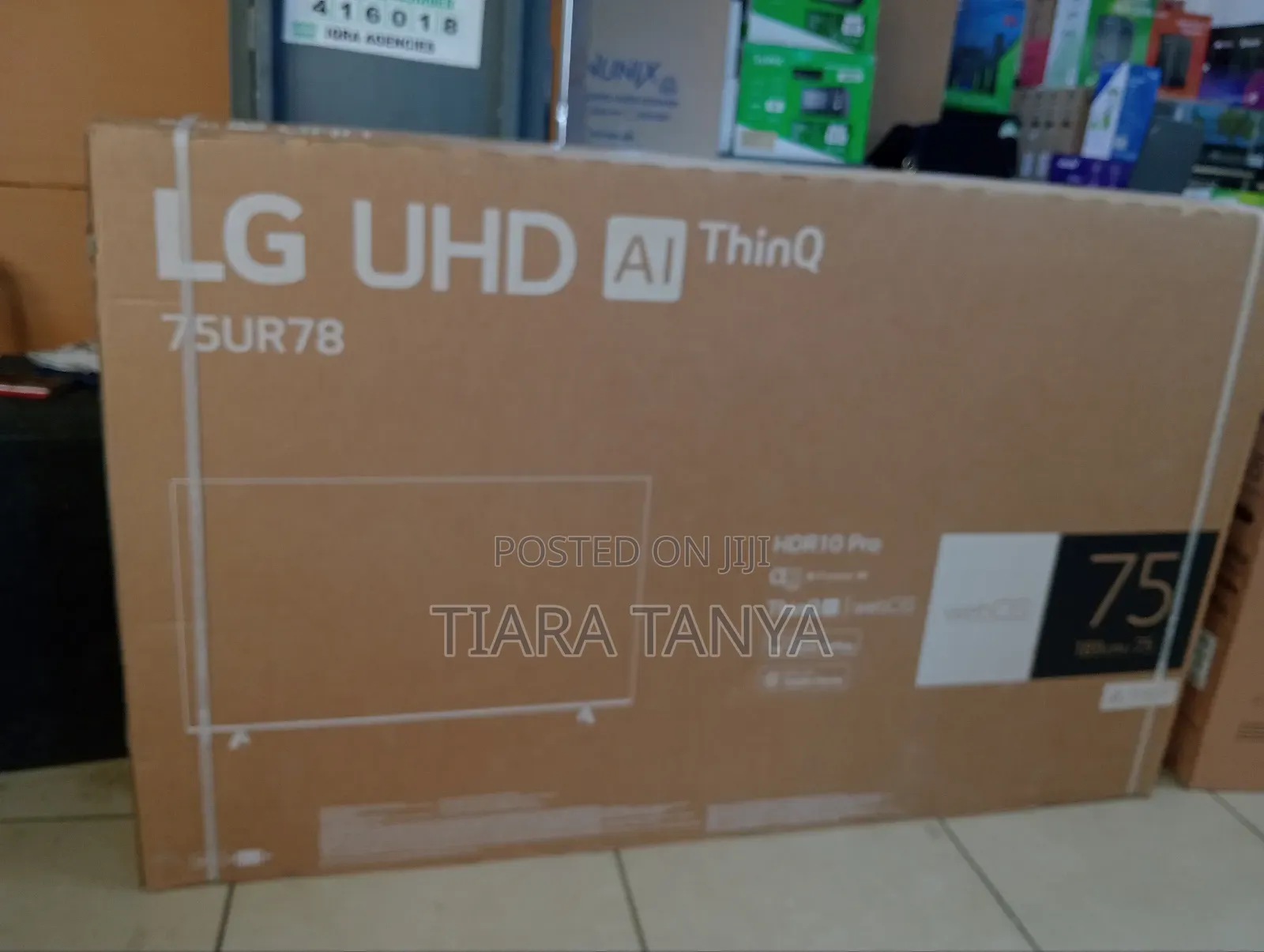 LG 75UR78006LL 75′′ AI Thinq Webos Smart HDR10 Tv