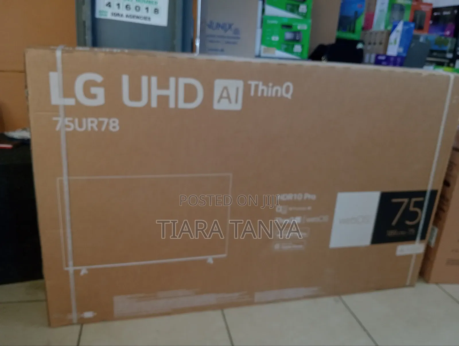 LG 75UR78006LL 75′′ AI Thinq Webos Smart HDR10 Tv