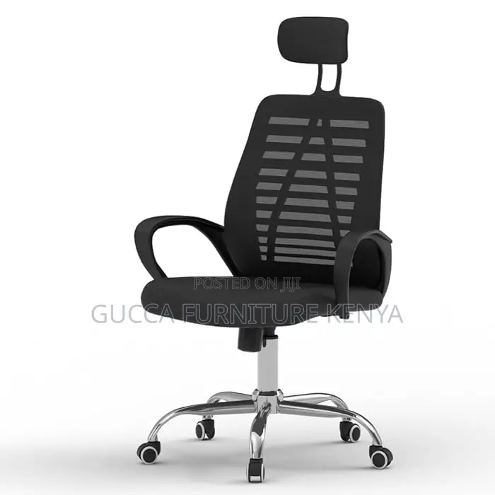 Office Chairs: Ergonomic Headrest Mesh Task High Back Chair