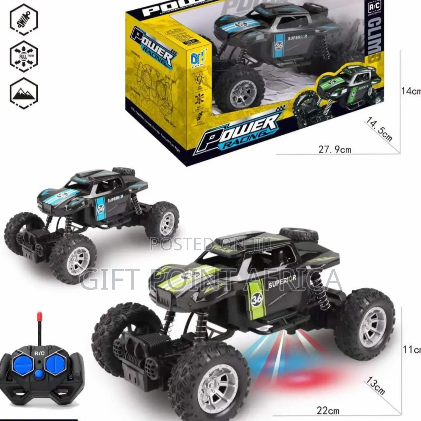 Battery Operated Monster Truck Toy for Kids