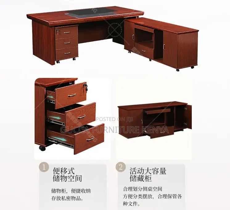 Office Tables:1600mm Executive President Writing Office Desk