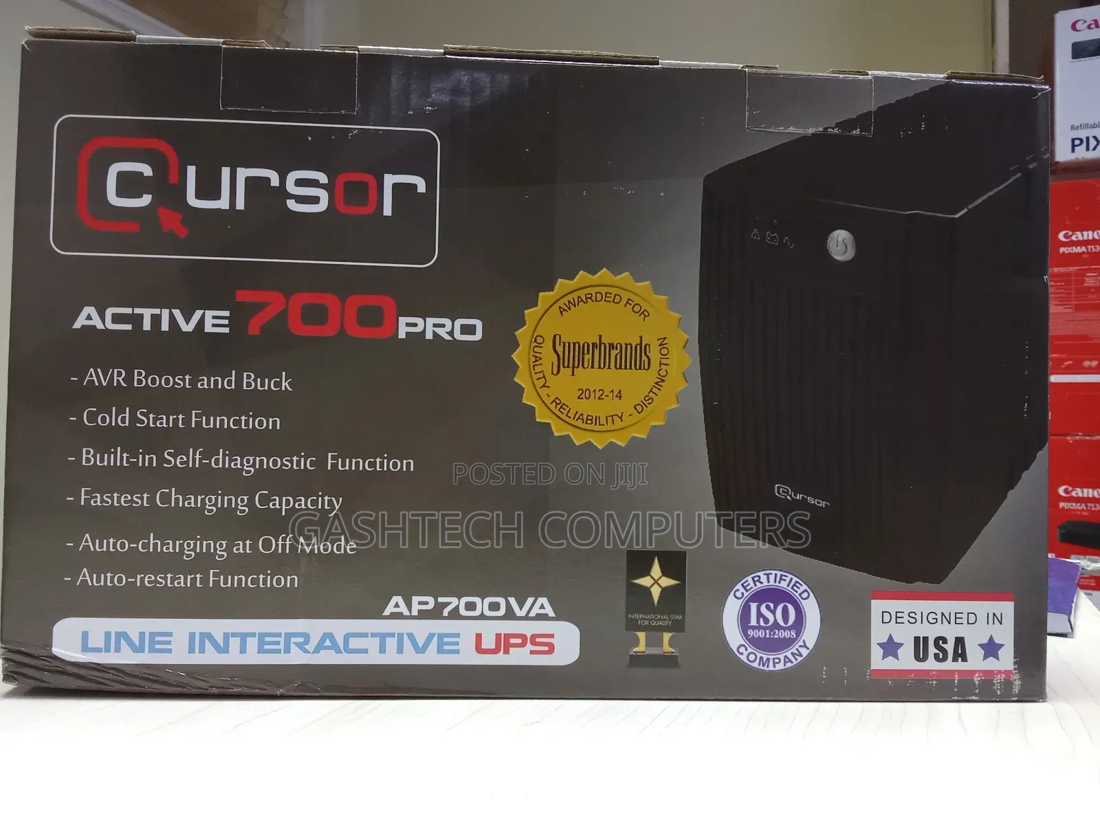 Cursor-700va Active Pro Backup Ups Cursor-700va