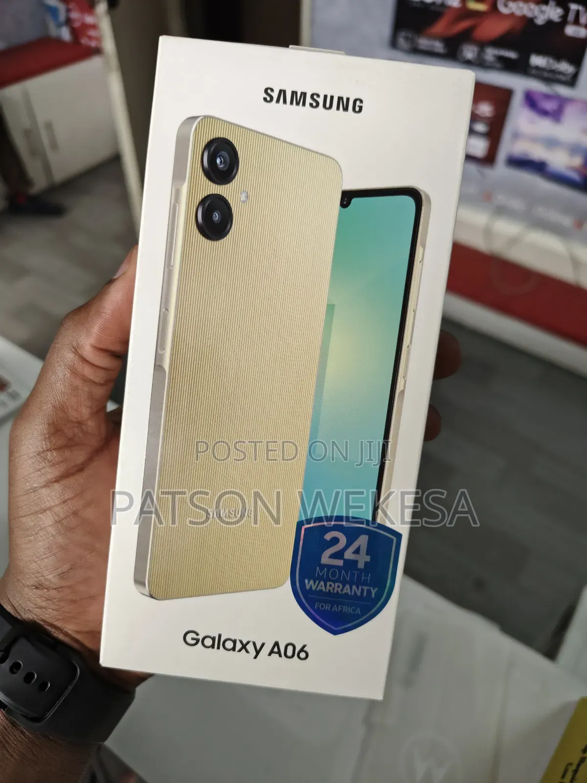 New Samsung Galaxy A06 128 GB Gold