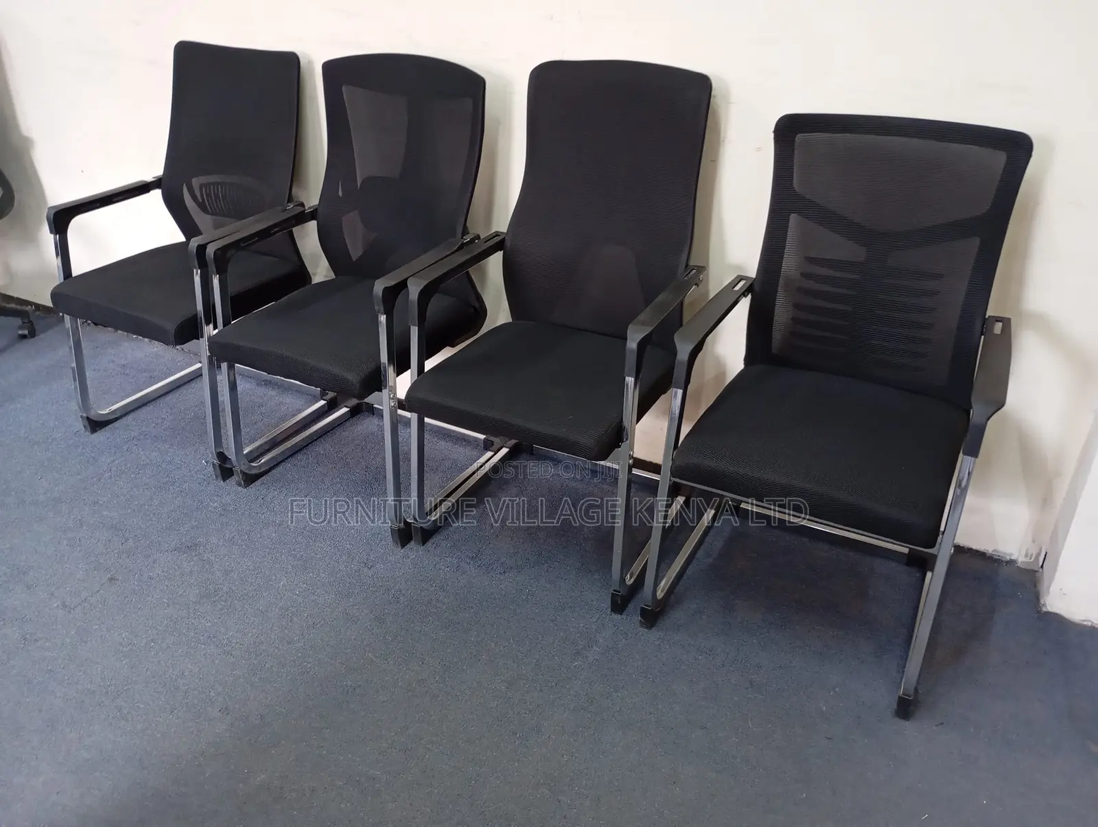 Guest Waiting Chair - High Back Ergonomic Office Desk Seat
