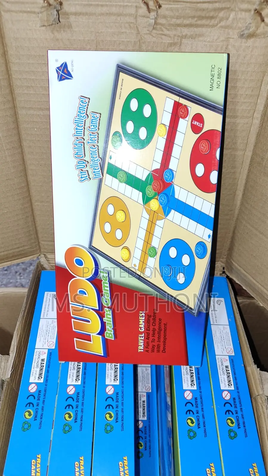 Medium Size Magnetic Ludo Brains Games