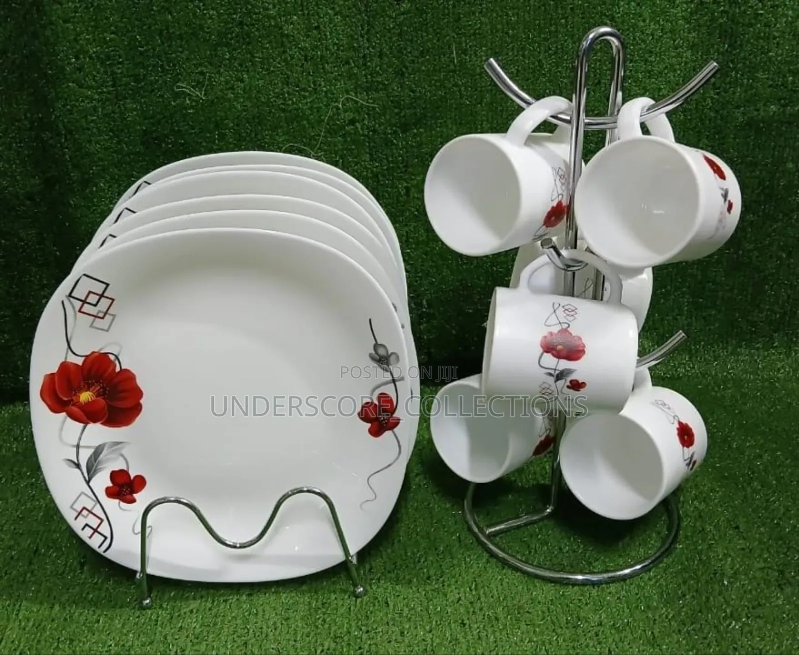 *Red 12pc Set*
*Contain;6cups,6plates
.Legit Set.