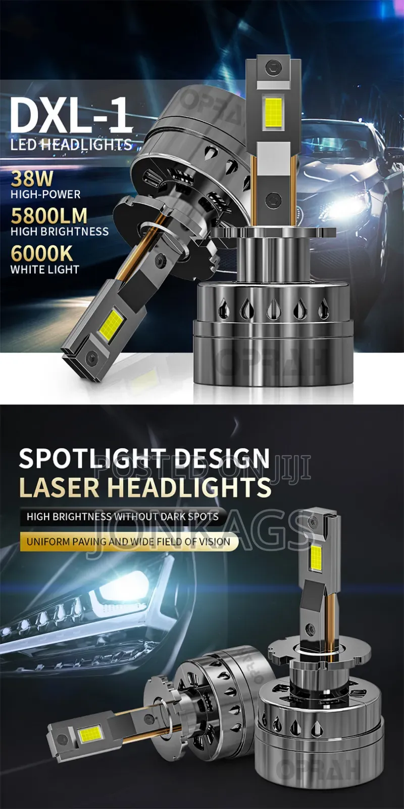 Super Bright D2s/R LED Car Headlight Bulb