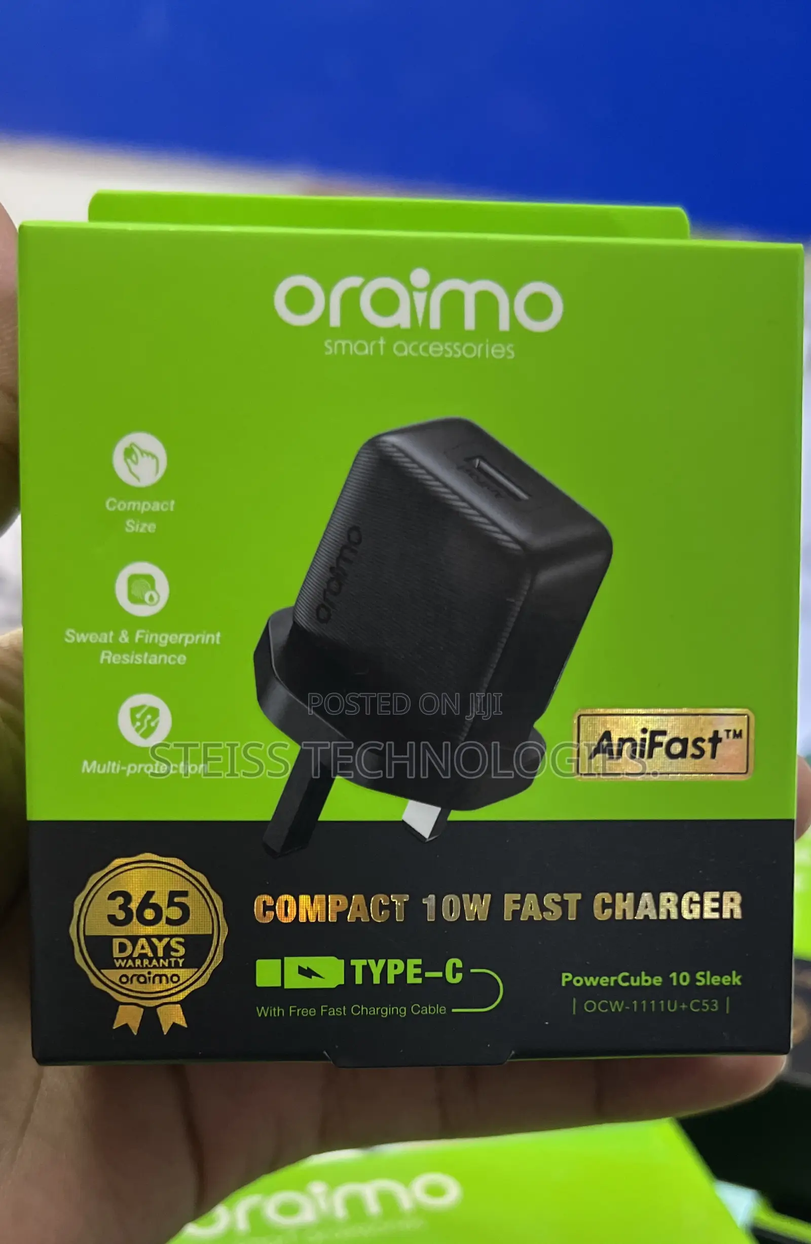 Oraimo Anifast Type-C 10W Fast Charger