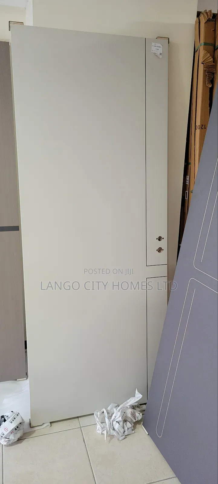 White Laminated Interior Wooden Door