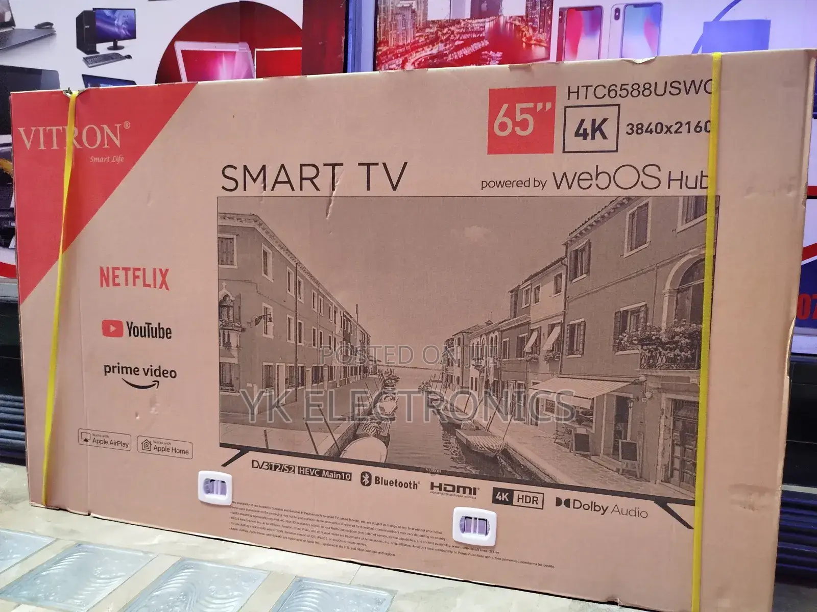 Vitron 65inch Htc6588uswo 65′′Smart Framelesswi-Fi/Netflix