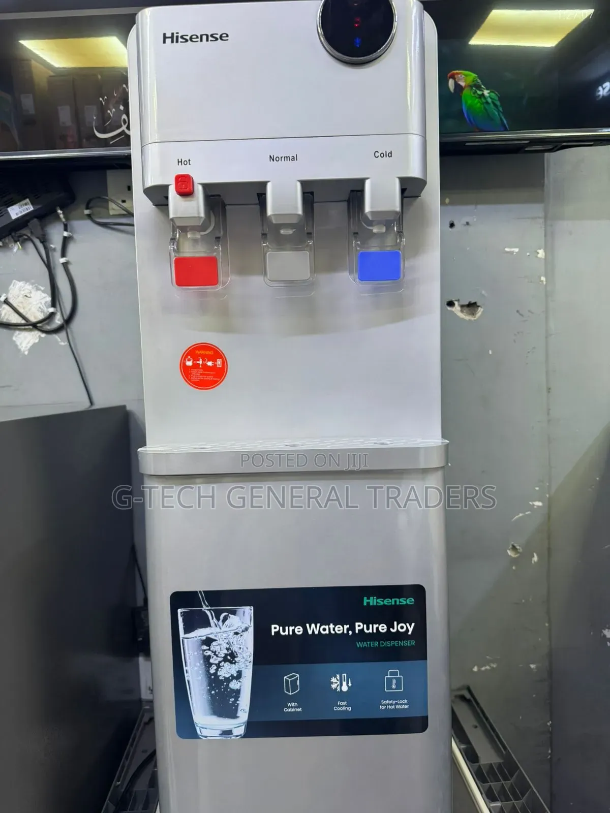 Hisense Hot,Normal and Cold Dispenser, Compressor Cooling
