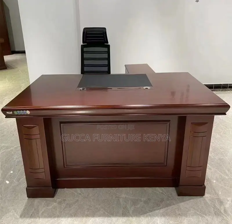 Office Tables:1.6 Meters Administrative Mahogany Boss Table