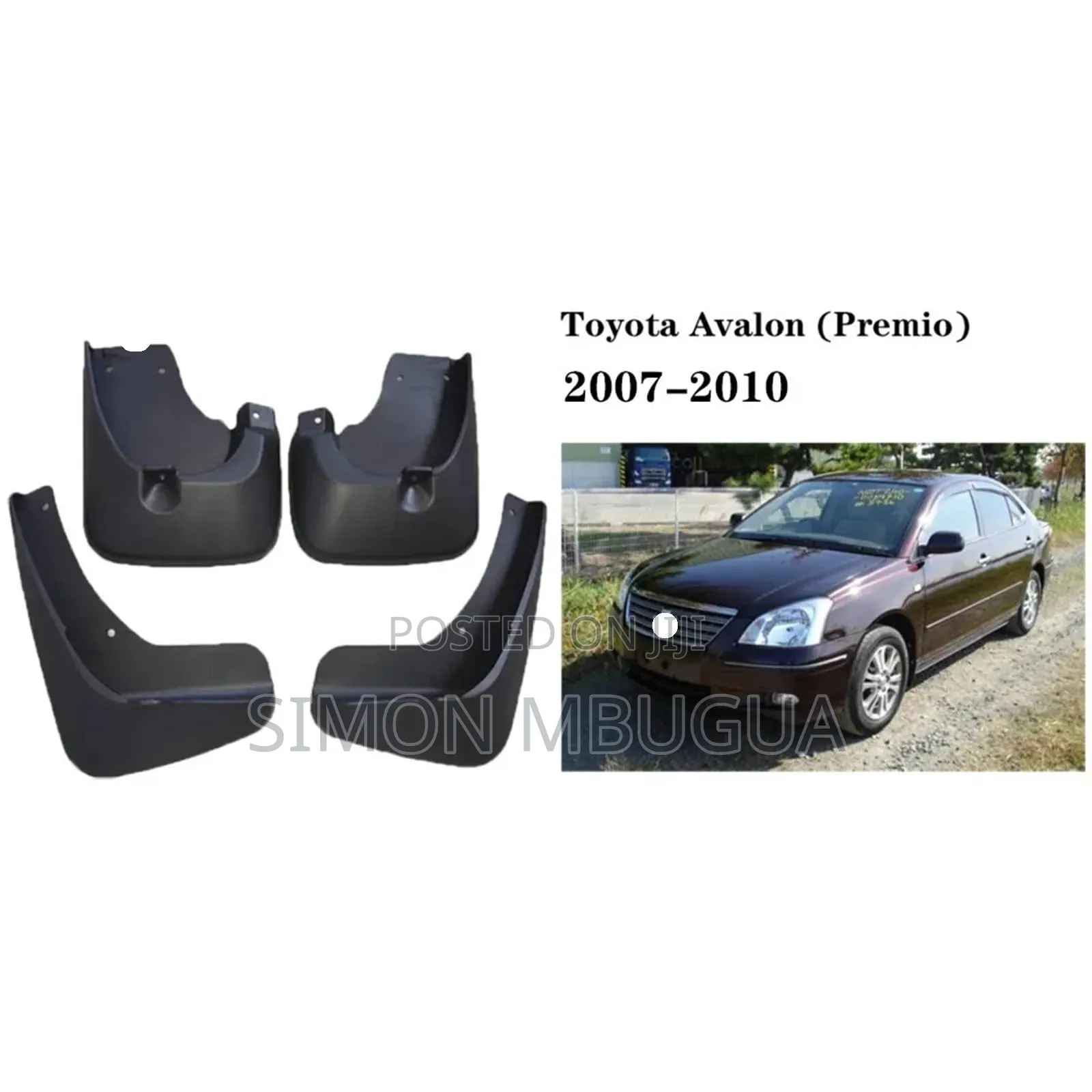 Toyota Premio 240 (2007-2010) Mudflups