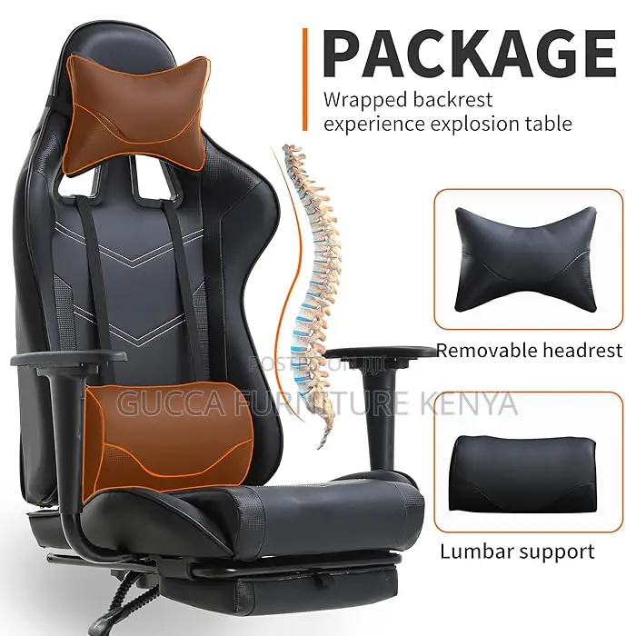 Office Chairs: Modern Executive PU Leather Gaming Chair