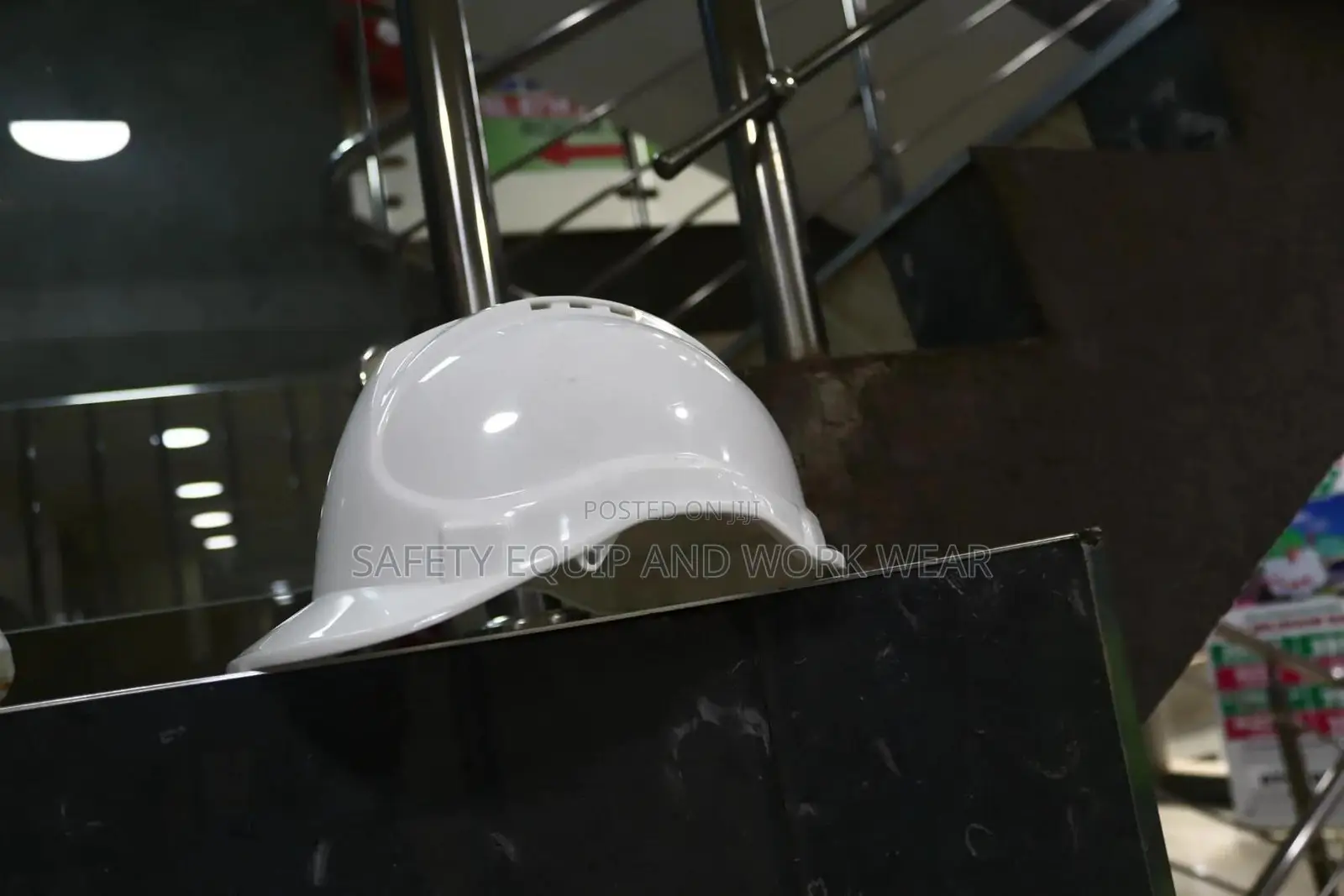 Heavy White Duty Helmet On Sale