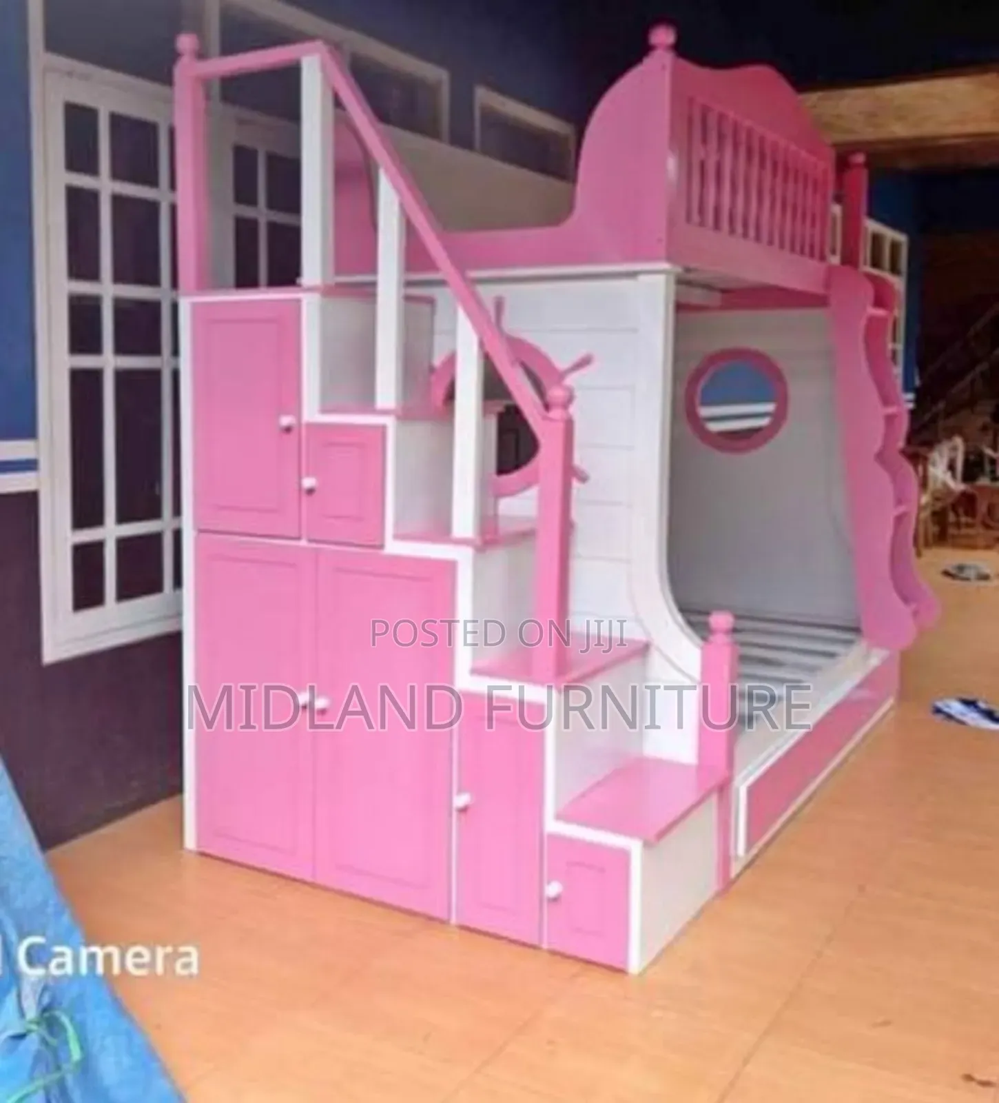 Pink Double Decker Bed for Girls in Kenya