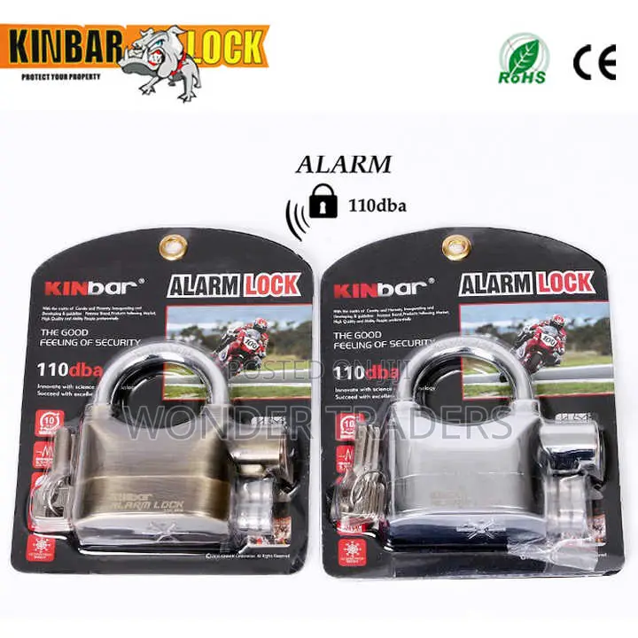 Alarm Padlock Kinbar 70mm