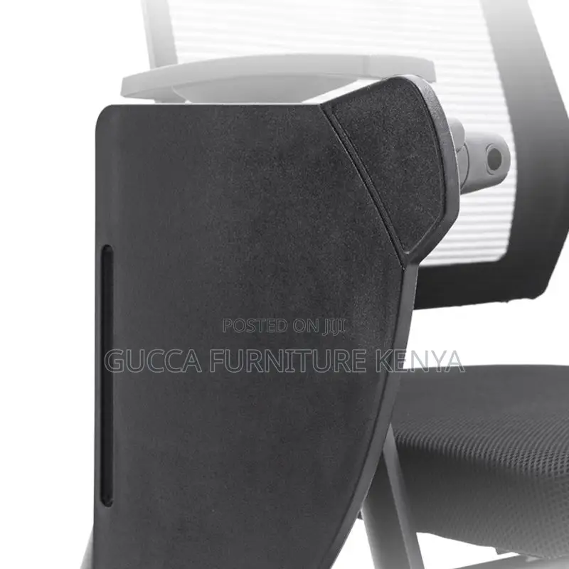 Office Chairs: Foldable Midnight Black Mesh Conference Chair