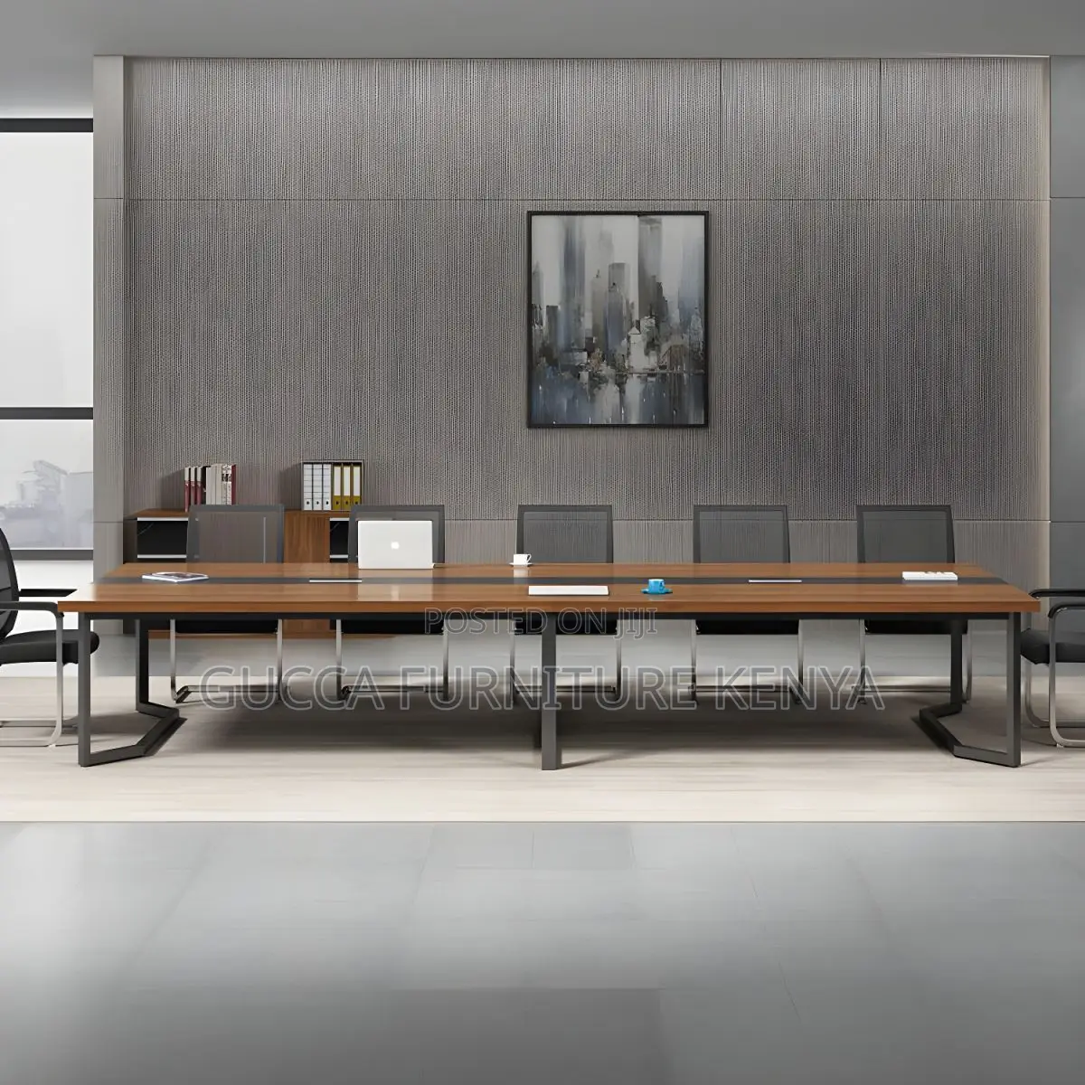 Office Tables:2.4 Meters Manufactured Wood Boardroom Table