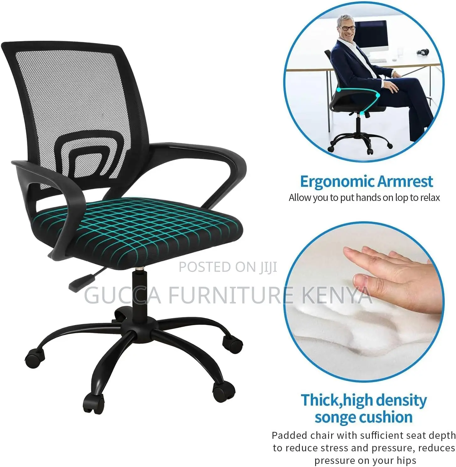 Office Chairs: Swivel Rolling Conference Room Office Chair