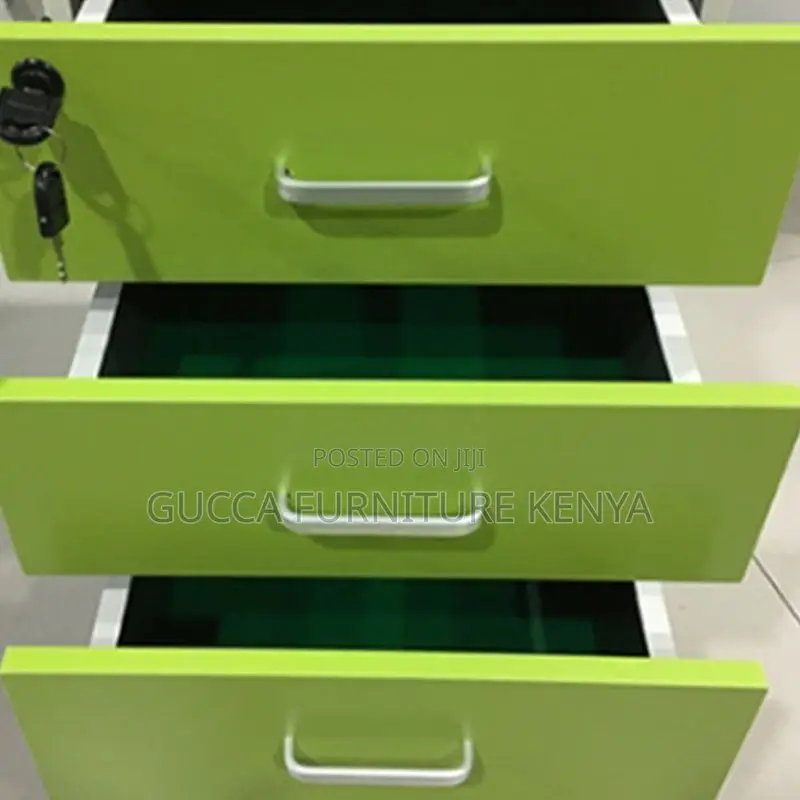 Cabinets: Lockable Wooden Filing Cabinet With 3 Drawers