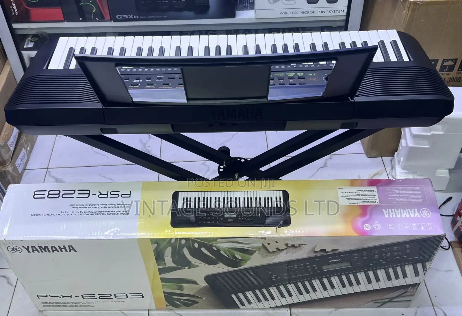Yamaha PSR-E283 Portable Keyboard 61 Keys ( With Adapter)