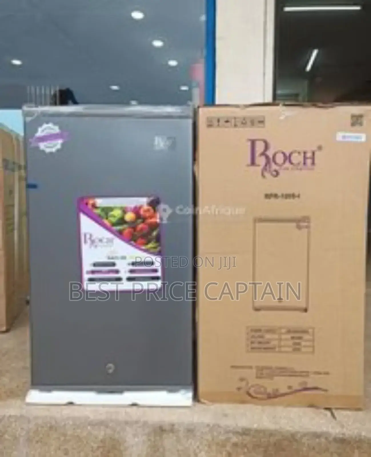 Refrigerator Roch Single Door - 90 Litres - Silver