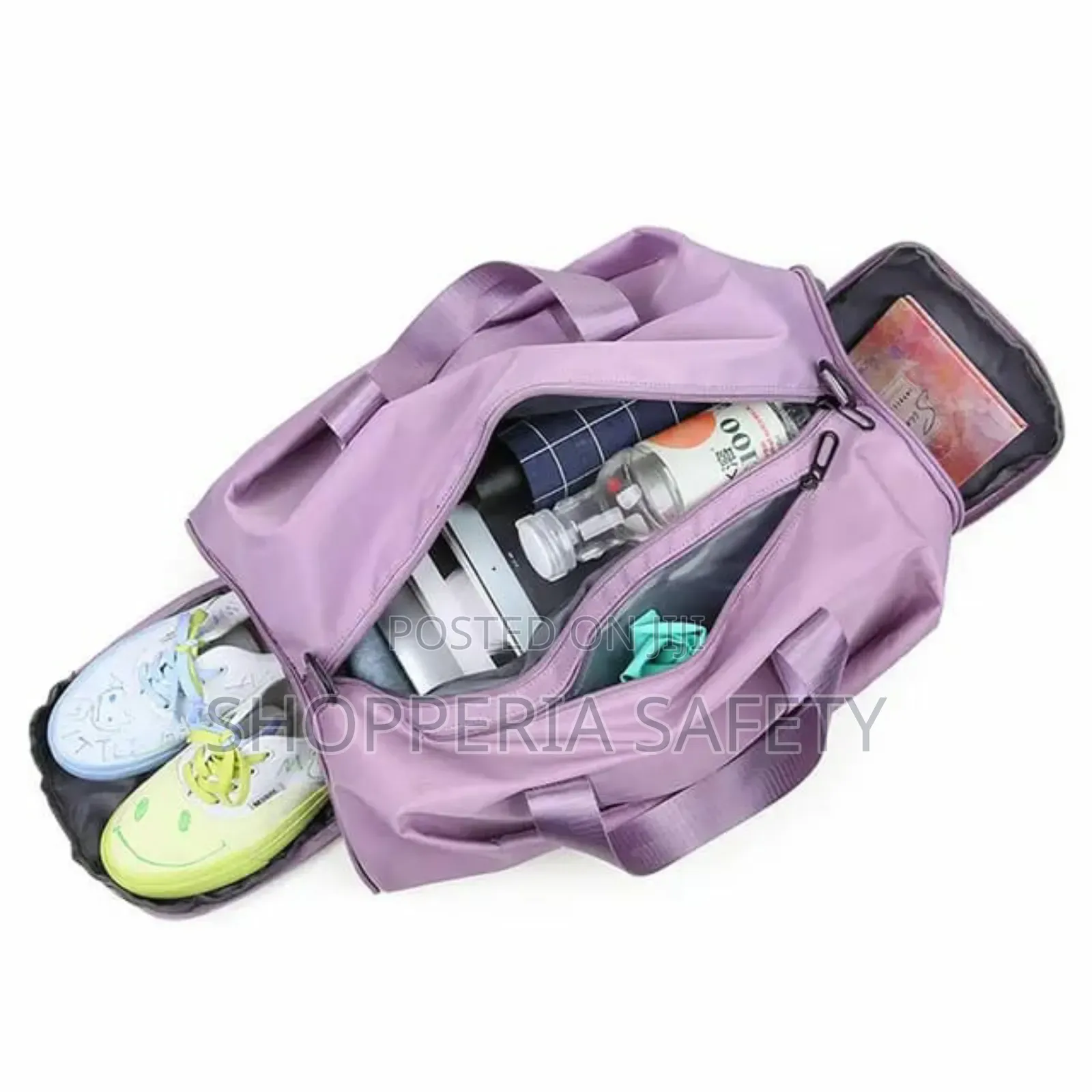 Light Purple Travel Bag/ Gym Bag