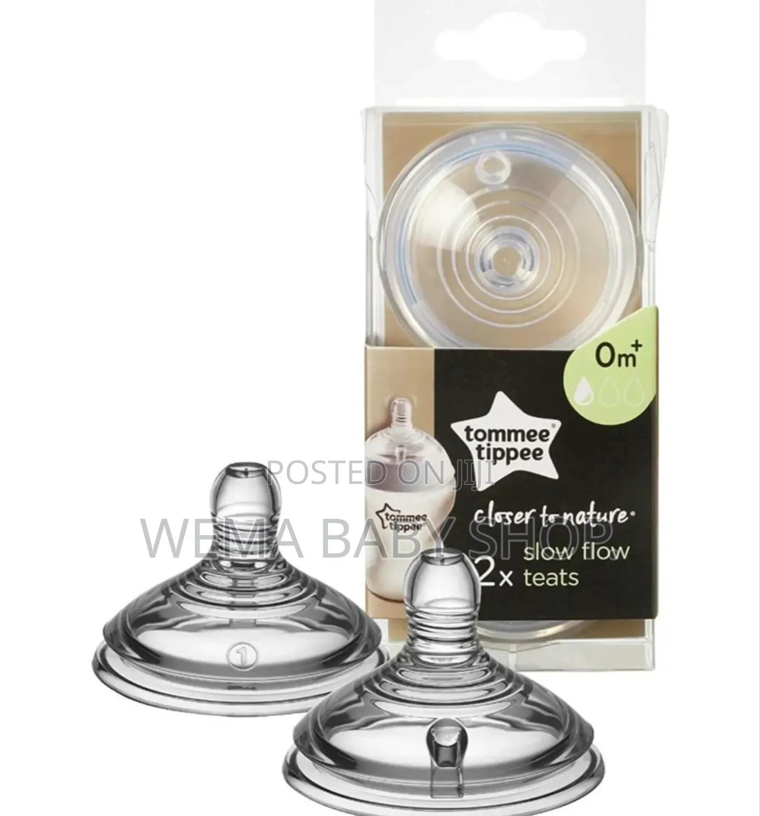 Tommee Tippee Closer to Nature Baby Bottle Teat -Size S /M/F