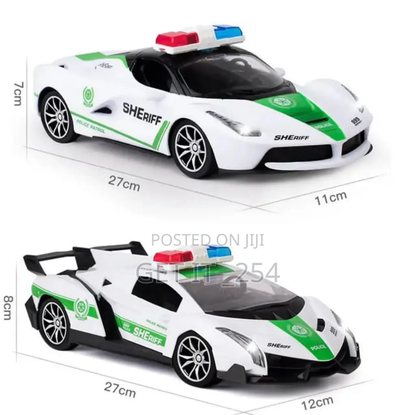 Lamborghini Sheriff Remote Controlled Police Toy Car