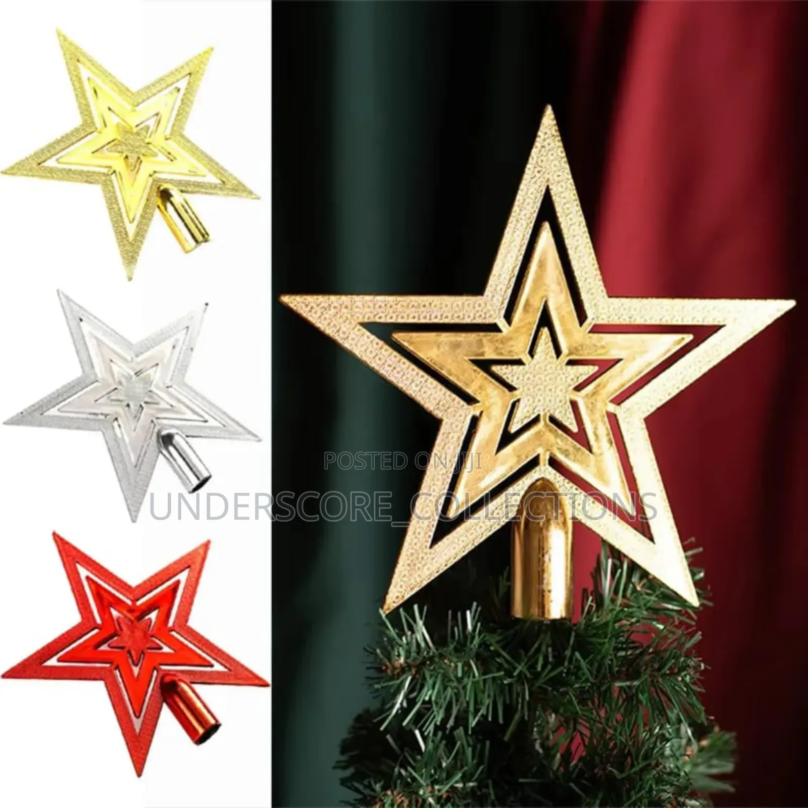 *Christmas Tree Decorations Pentagram Holiday Atmosphere .