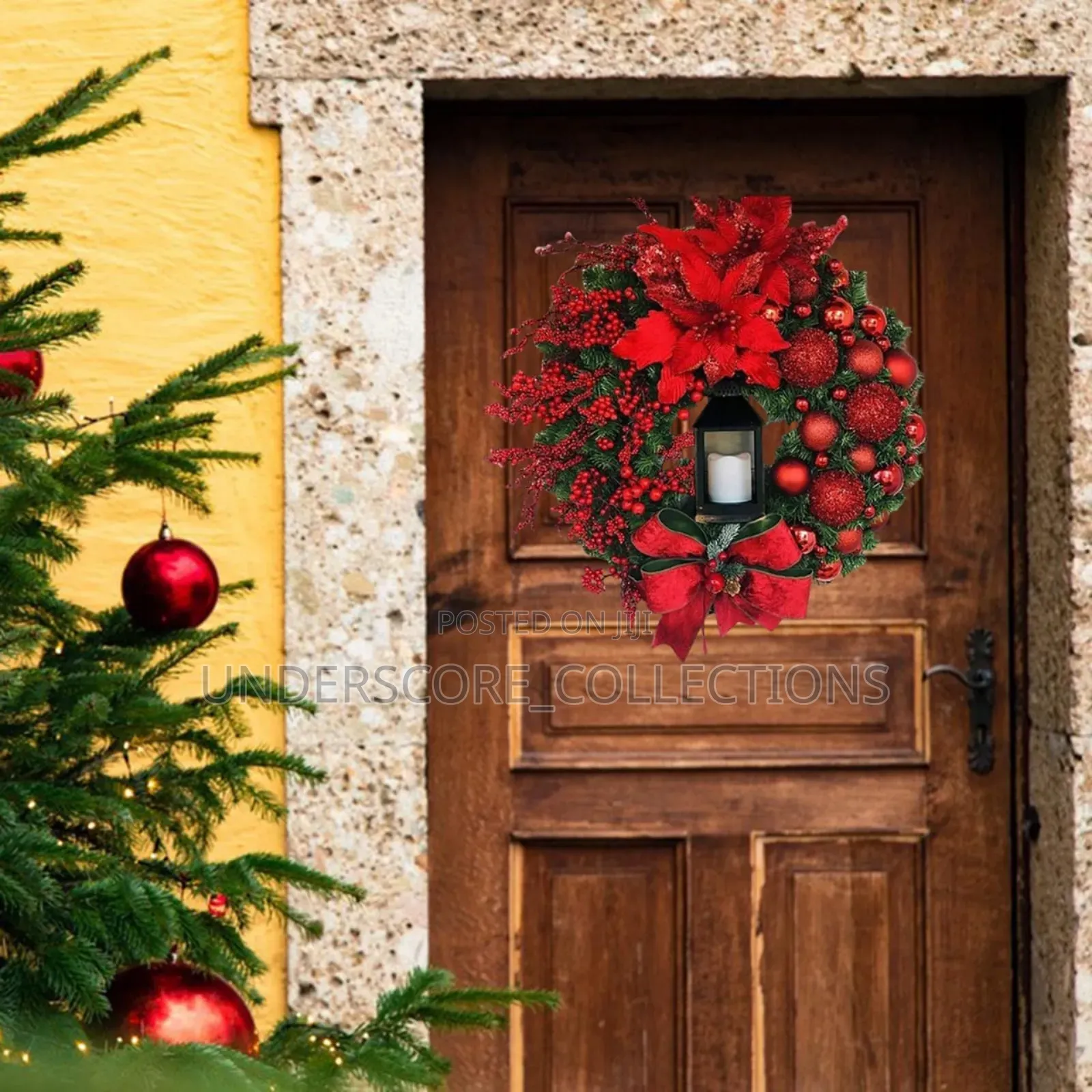 *Christmas Wreath With Lamp*
45cm: