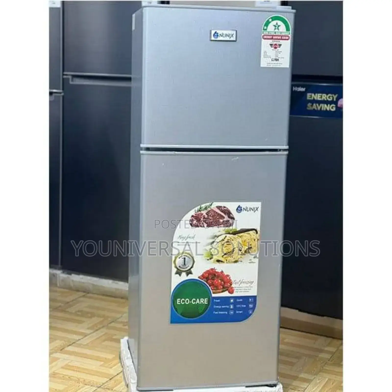 Nunix Refrigerator Double Door 138l