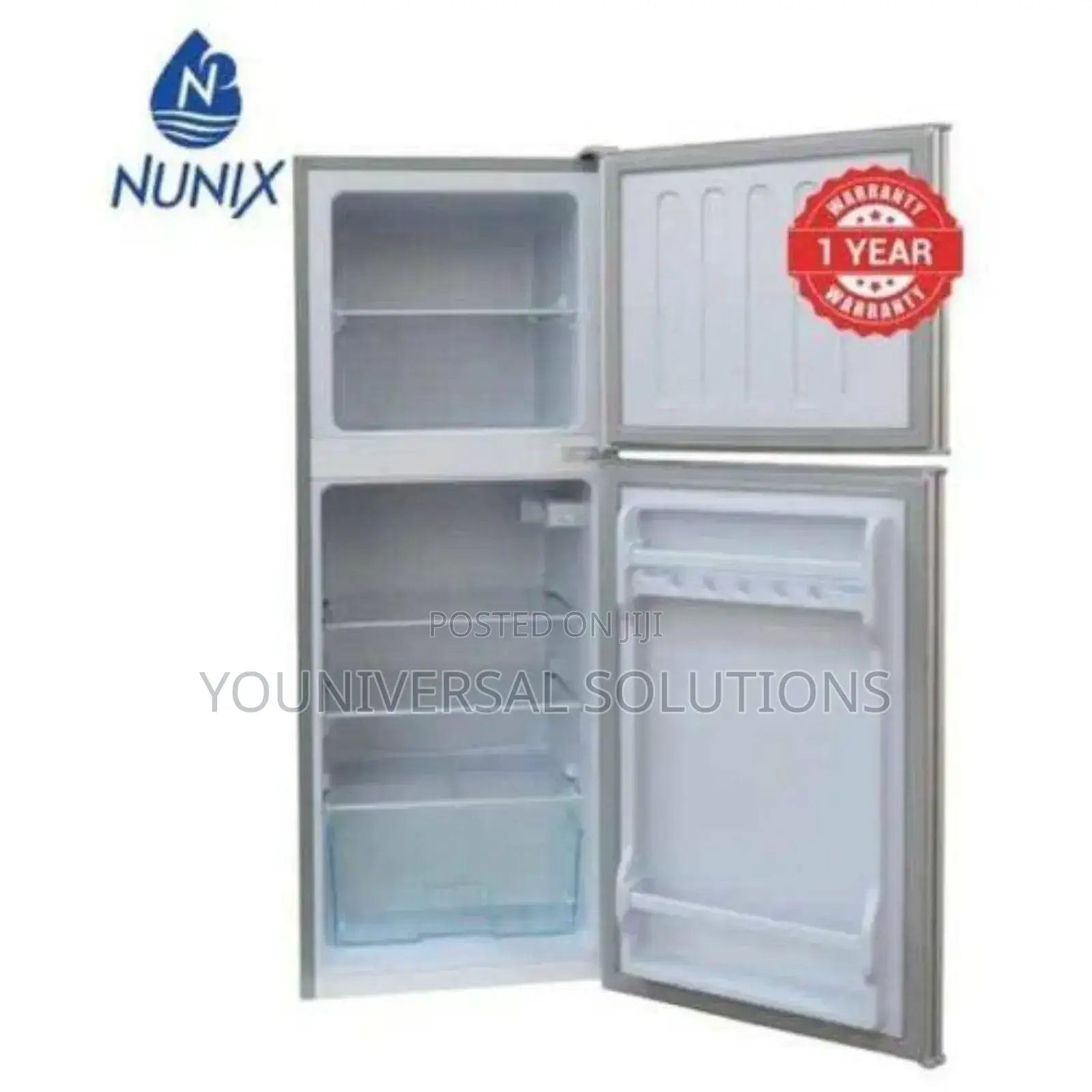 Nunix Refrigerator Double Door 138l