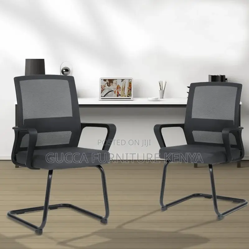 Office Chairs: Office Mesh Cantilever Conference Chair