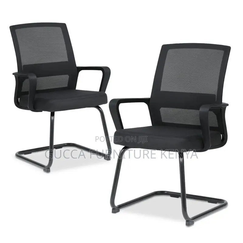 Office Chairs: Office Mesh Cantilever Conference Chair