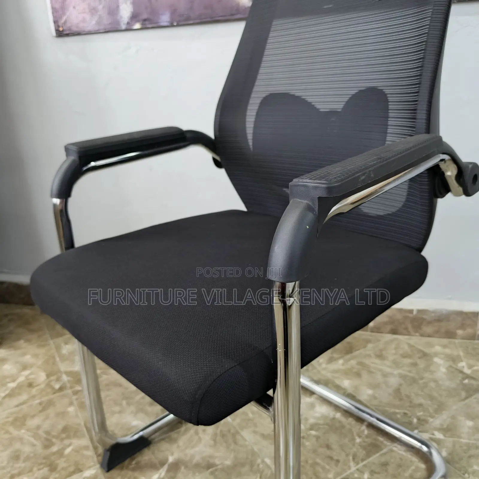 Office Seats; Guest Waiting Office Chair in Black