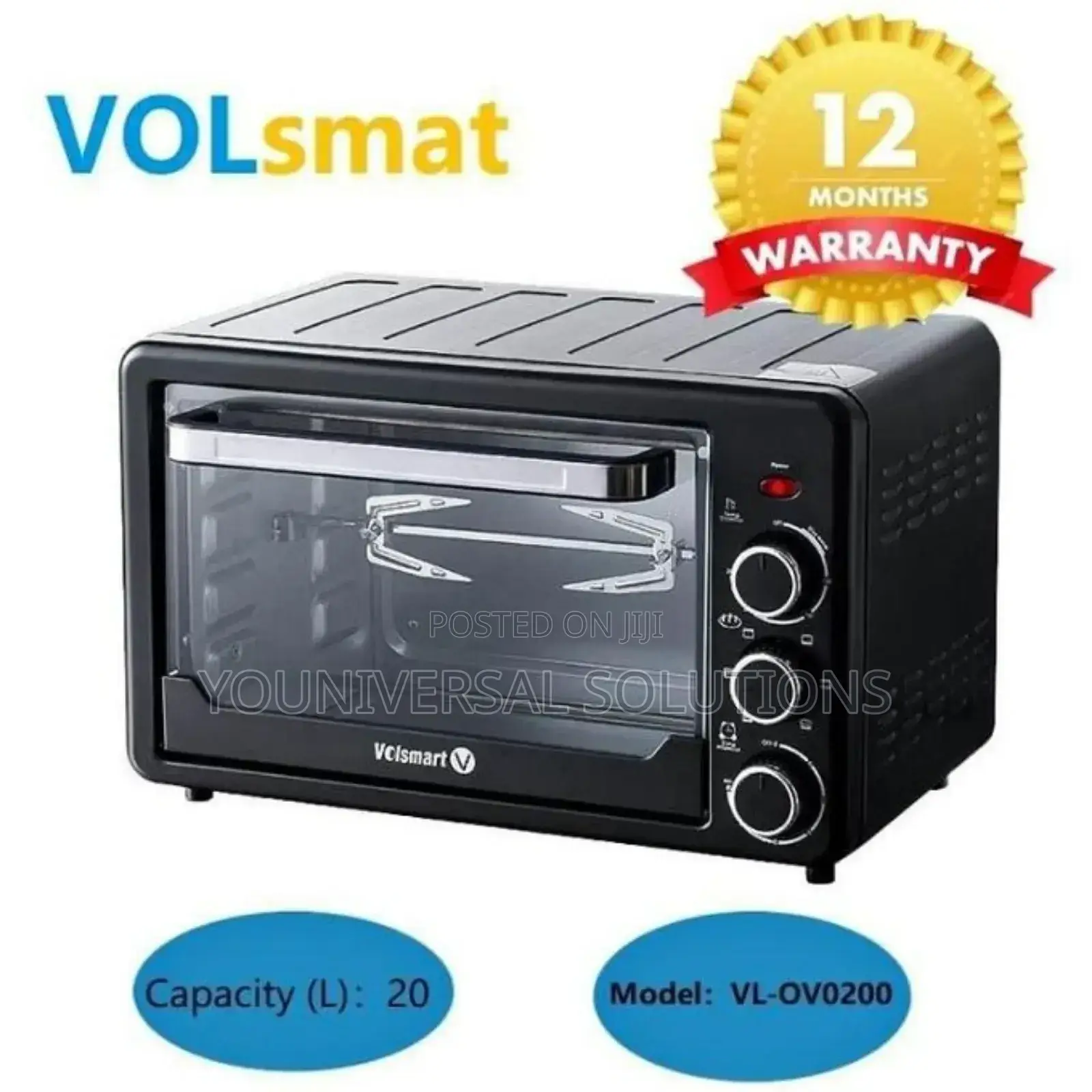 20 Litres Volsmart Electric Oven