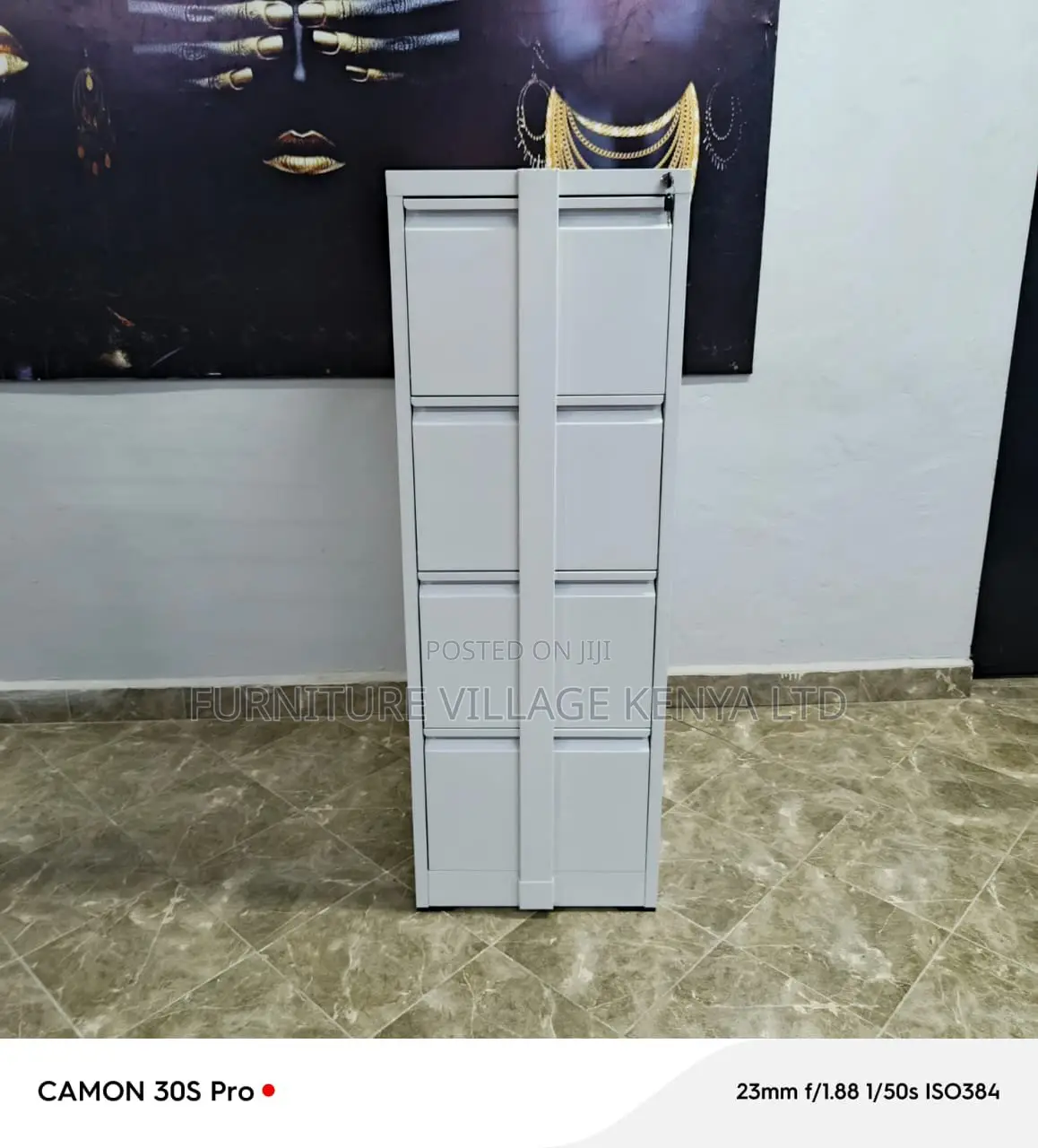 Cabinets: Mild Steel 4-Drawers Office File Cabinet
