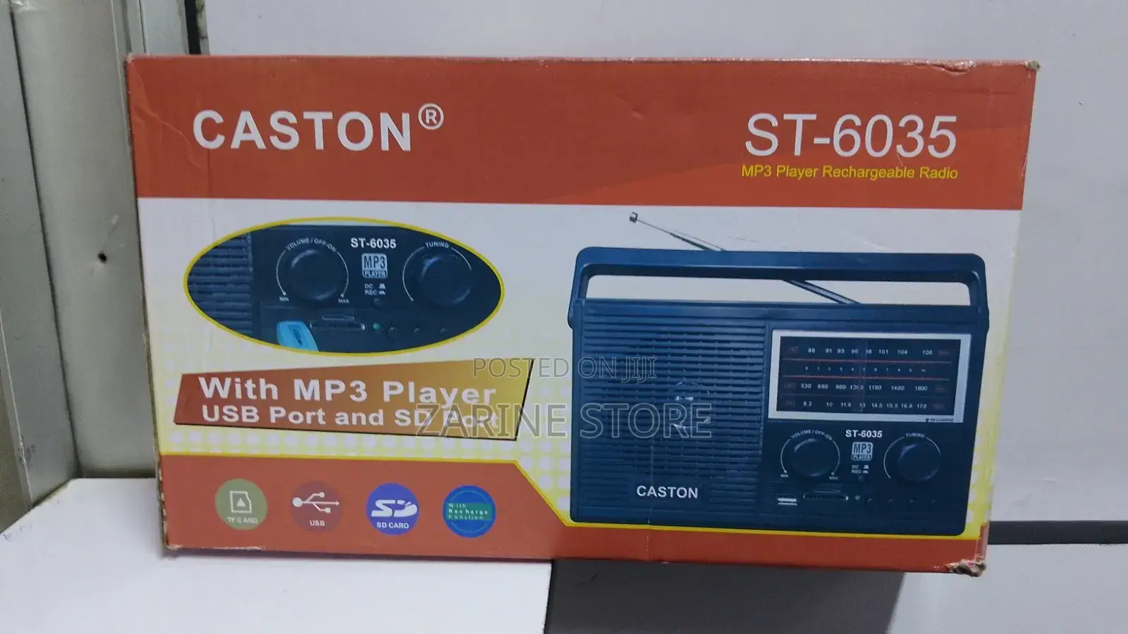 MP3 Player Rechargeable Caston Radio