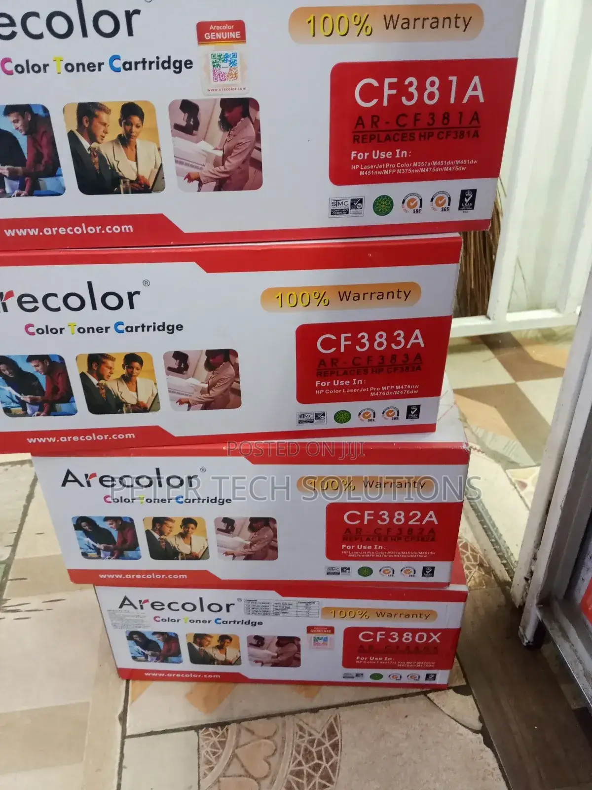Arecolor Toner Cartridge AR-CF380A/ CF 381/Cf382/Cf383