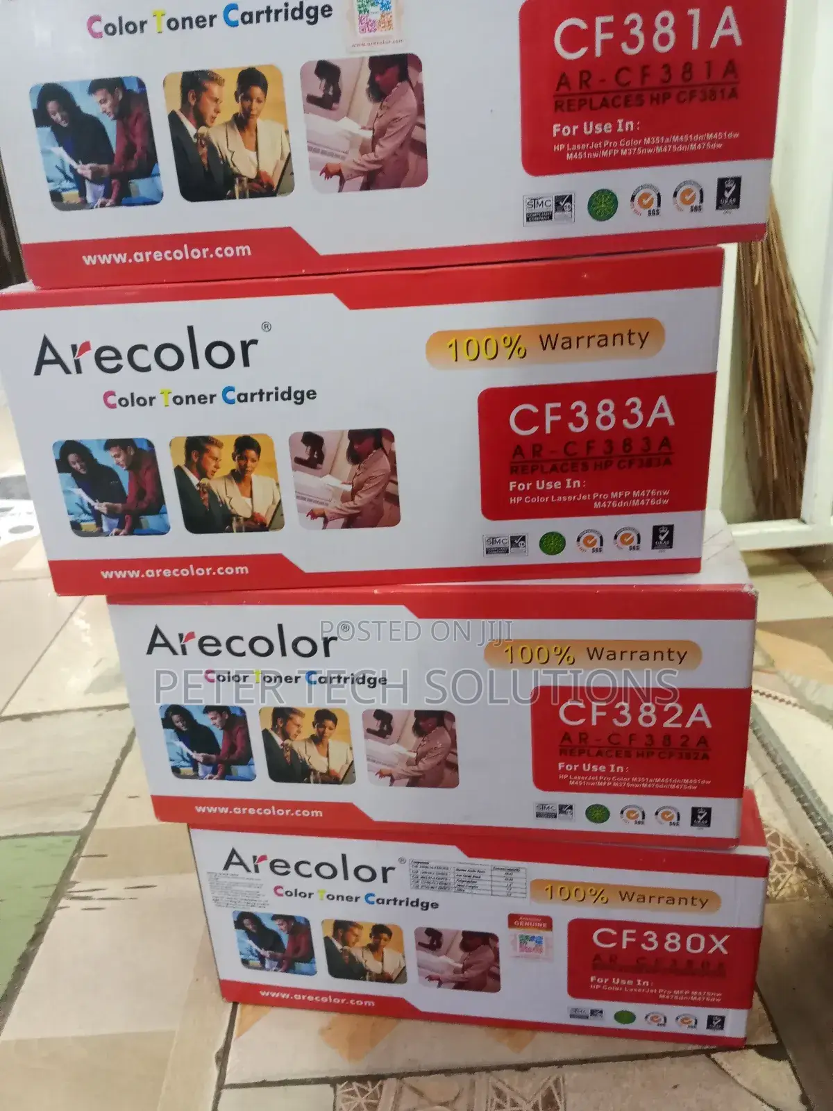 Arecolor Toner Cartridge AR-CF380A/ CF 381/Cf382/Cf383