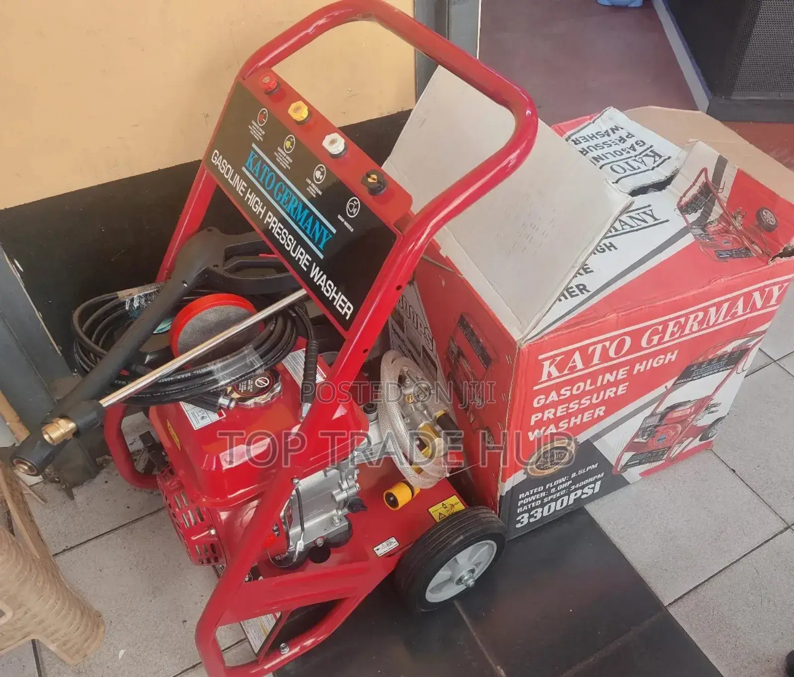 Kato  3300psi High-pressure Gasoline Car Washer