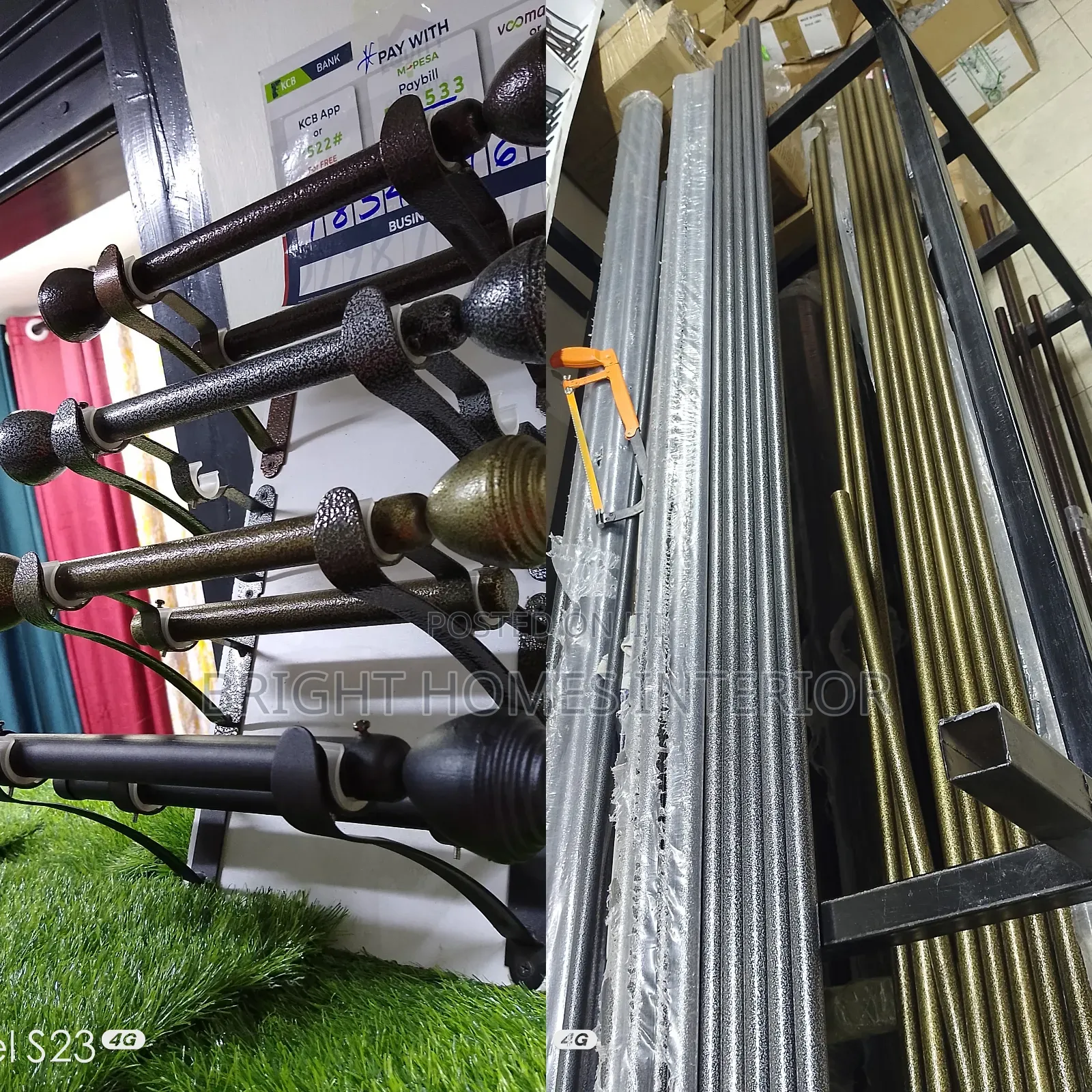 Locally Made Rods Jua Kali Curtain Rods