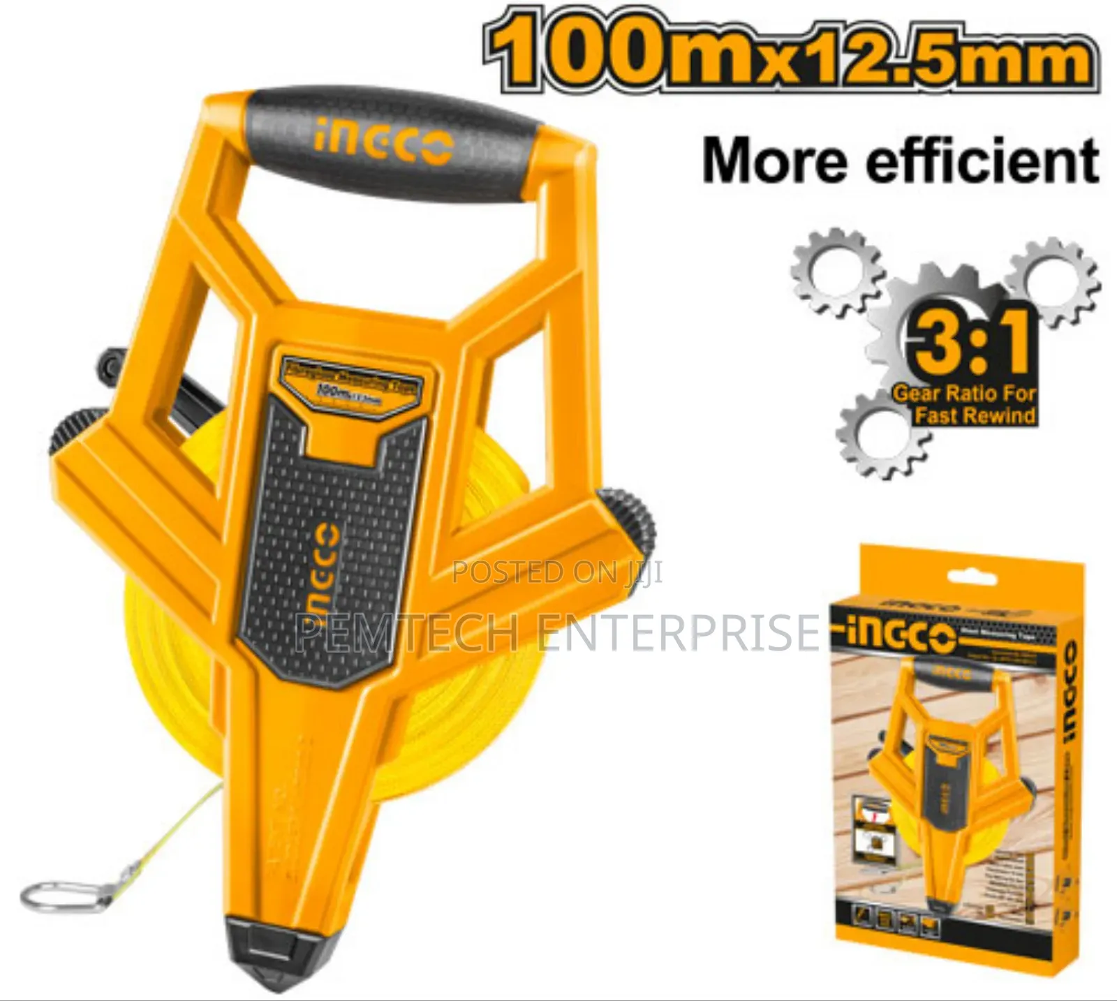 Fibreglass Measuring Tape 100M